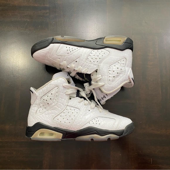 AIR JORDAN 6 RETRO ALLIGATOR' Size 3.5Y 384665-110 - Picture 10 of 12
